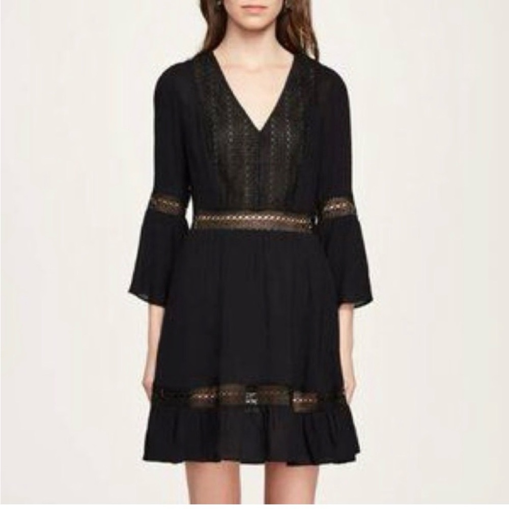 Rebecca Minkoff Black Long Sleeve Dress